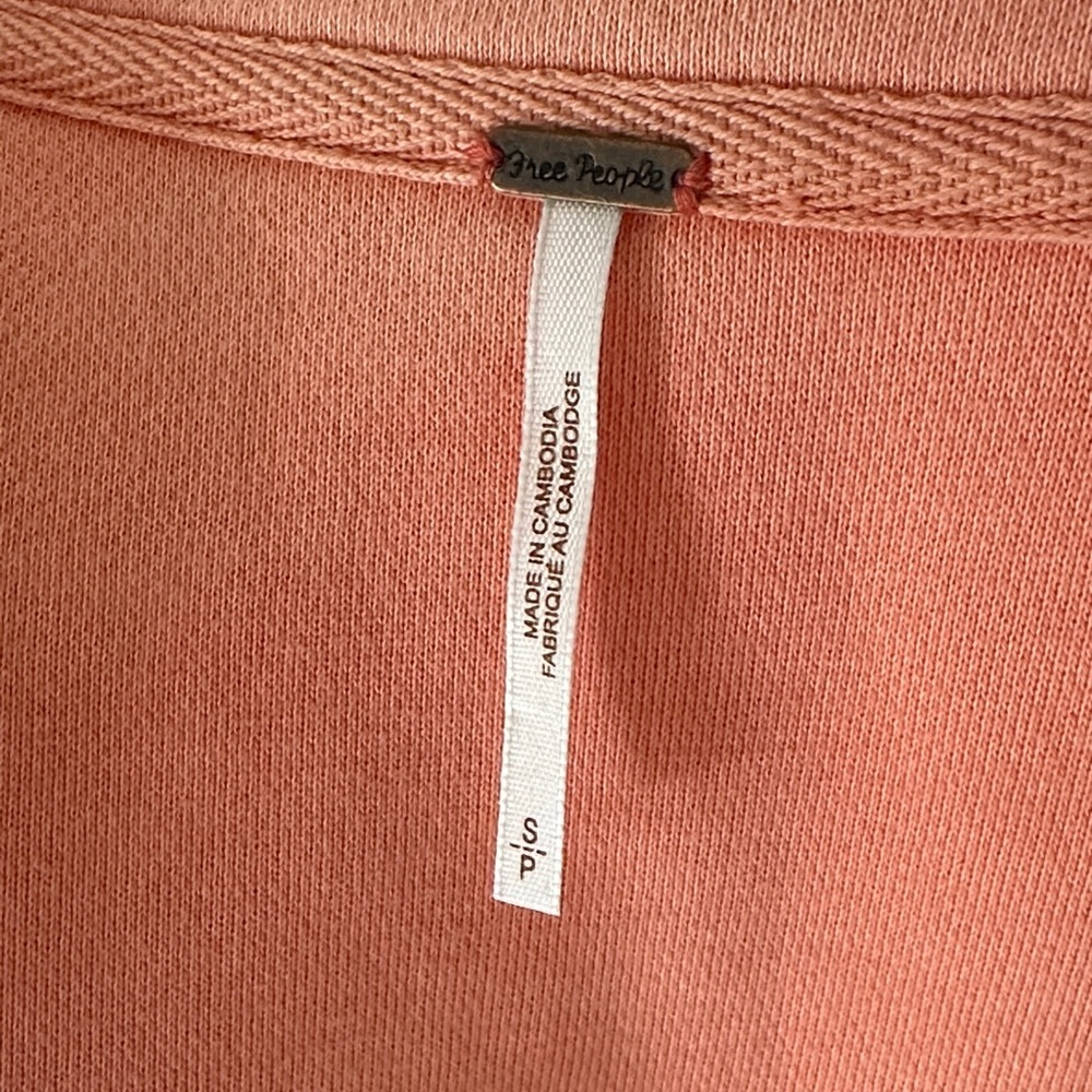 Free People Vibrant Orange Teddy Jacket - Picture 4 of 8